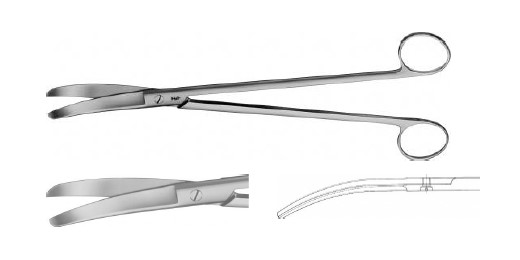 ЛЛОЙД-ДЕЙВІС РЕКТАЛ. НОЖИЦІ ВИГНУТ. 270MM
